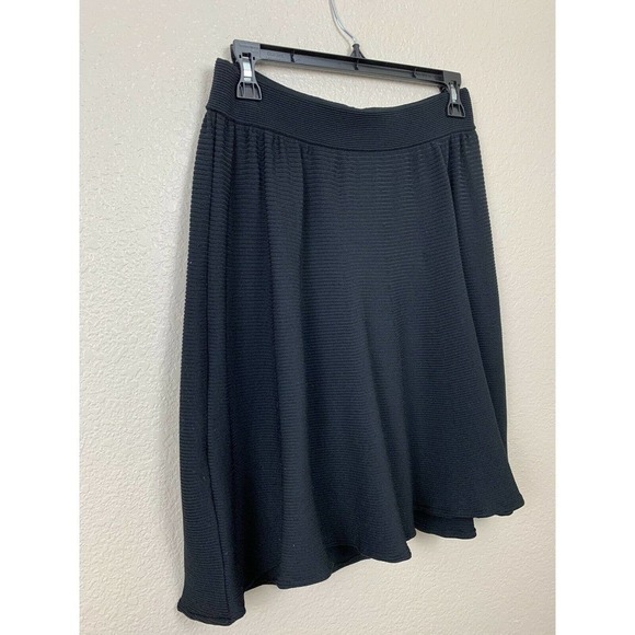 Rebecca Taylor Black Stretch Knit Skirt - Picture 2 of 5